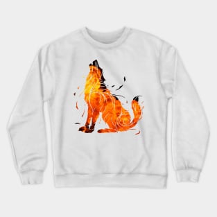 Fire wolf - Fenrir Loki's son Crewneck Sweatshirt